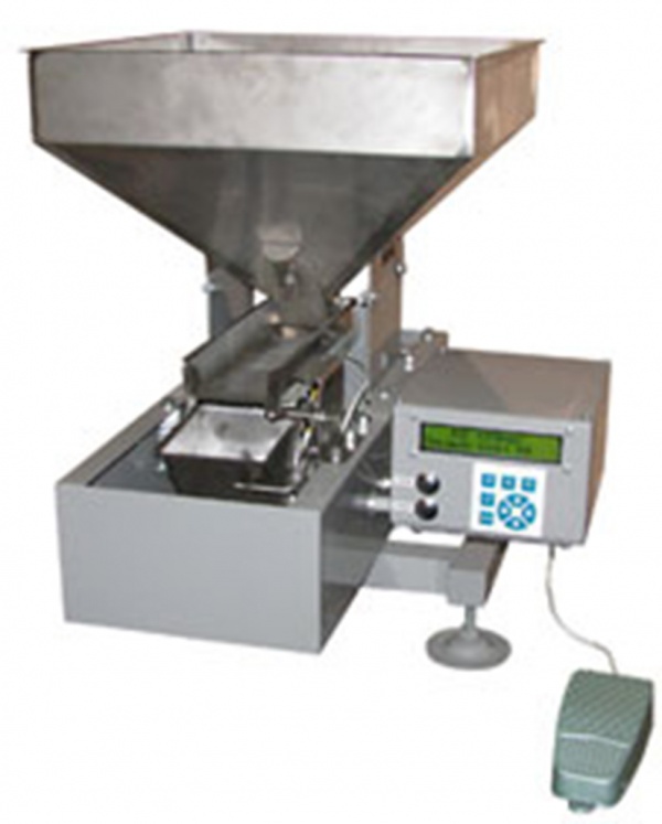 Фасовочный дозатор - весовой дозатор 5 - 400 гр для сыпучих продуктов с пневматическим приводом