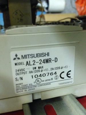 Программируемый контроллер ALPHA XL Mitsubishi (Альфа XL Мицубиси) AL2-24MR-D
