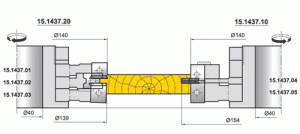 Комплект фрез для профилирования паркета (15.1437.00)