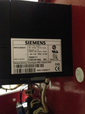 Регулятор температуры и давления Siemens RWF40.000A97