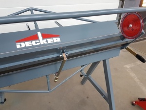 Сегментный листогиб Decker SG-1250 (2 сегментных балки, G балка)