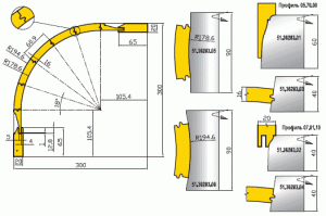 Фрезы и ножи Иберус для профилирования радиусных мебельных фасадов (48.XXX.XX, 51.XXX.XX, 83.XXX.XX)