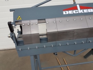 Сегментный листогиб Decker SDG-1500 с 3 сегментными балками