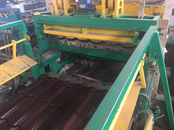 автоматическая линия по производству металлочерепицы Монтеррей LUX
