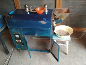 Аппарат барабанного типа универсальный для обжарки семечек, орехов, зёрен кофе (газовый нагрев)
