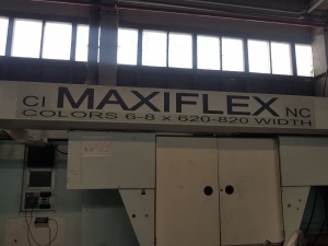 Флексографическую машину фирмы "Multipress" модель "Maxiflex colors 6-8x620-820 Width" (2010г.в.)