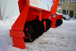 Снегоочиститель (снегоуборщик) шнекороторный навесной Снег-1250 на минитрактор