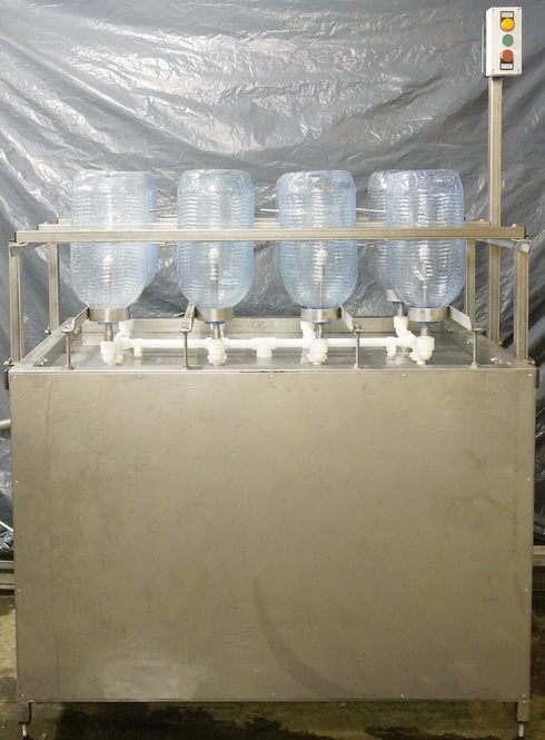 Полуавтоматический ополаскиватель ПЭТ бутылки от 0,33 до 10 литров ОП10М-800