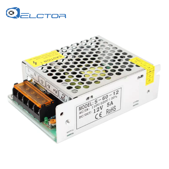 ESE060-12 - блок питания, 60 ватт, 12 Вольт, 5 Ампер купить в Москве ...
