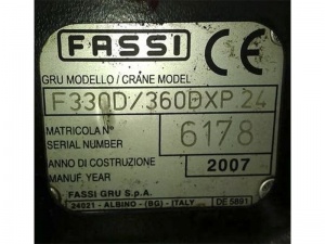 Кран - манипулятор Fassi F360DPX