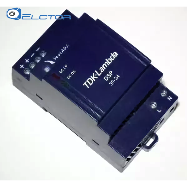 DSP30-24 Модульный блок питания на дин рейку 24 Вольта, 30 Ватт ...