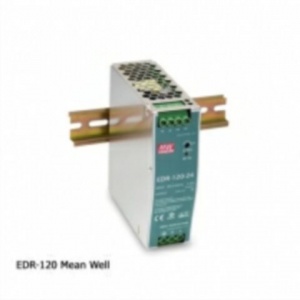 EDR-120-24 Блок питания, 120W, 5A, 24VDC Mean Well