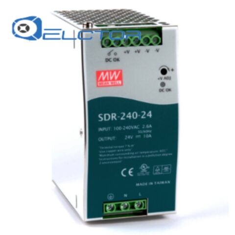 SDR-240-24 mean well Импульсный блок питания 240W, 24V, 0-10A