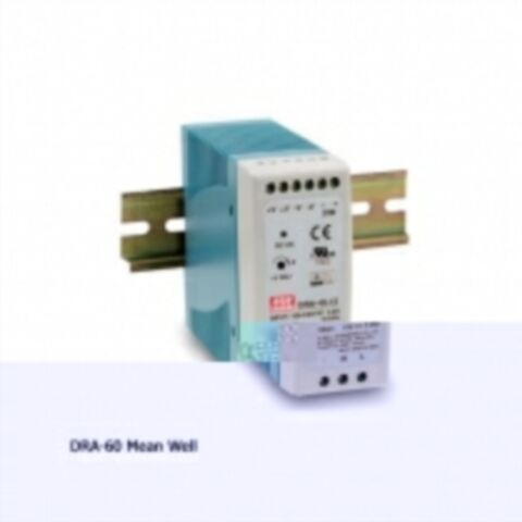DRA-60-12 Блок питания, 60W, 5A, 12VDC Mean Well