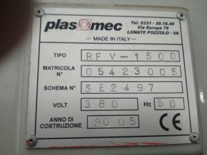 Миксер/смеситель для ПВХ, Plas mec 500/1500