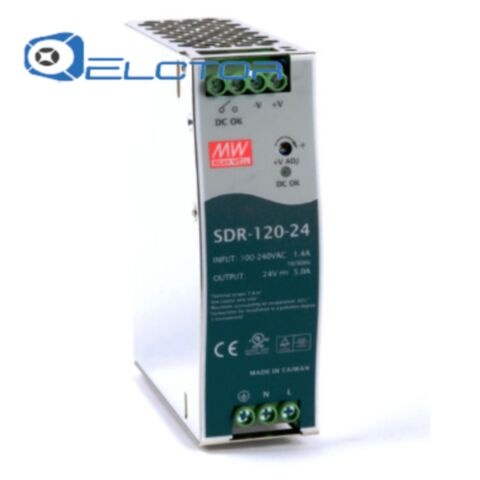 SDR-120-24 mean well Импульсный блок питания 120W, 24V, 0-5A