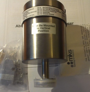 Датчик давления мембранно-емкостной Mks baratron 627BU5MCD1B