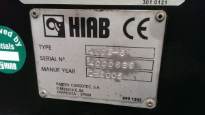 Кран - манипулятор HIAB 400E7