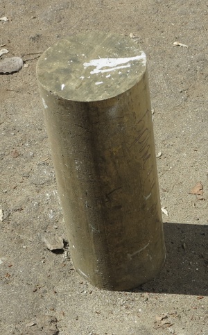 Круг бронза браж9-4, диам. 150 мм, длина 390 мм