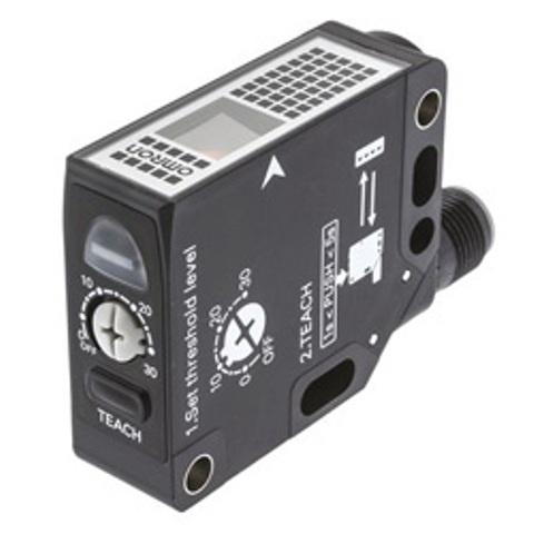 E3S-DBN21T OMS Фотодатчик прямоугольный E3SDBN21TOMS, красный свет, обнаружение прозрачных объектов, многооборотный потенциометр, 0-4.5м, NP