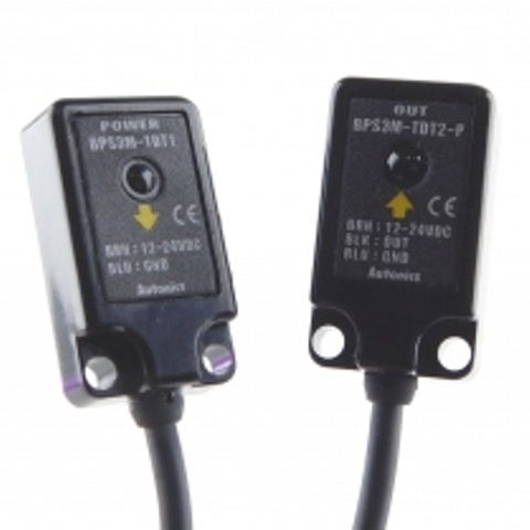 BPS3M-TDTL Фотодатчик пересечения луча, норм. вкл., NPN, до 3м, вкл. на светлое, 12-24VDC - Autonics