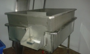 ванна для распределения сырного зерна 250кг