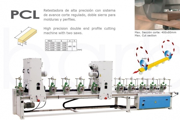PCL - автоматическое устройство для торцовки профильного погонажа