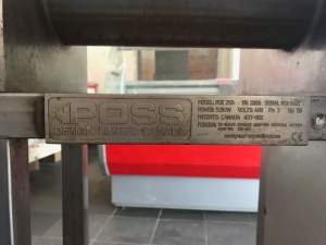 Пресс механической обвалки POSS PDE 250