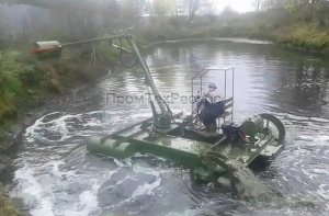 Мини земснаряды "Нептун" для очистки водоёмов