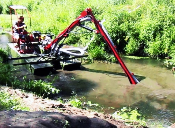 Мини земснаряды "Нептун" для очистки водоёмов