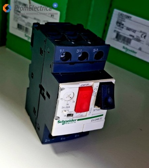 GV2ME32 Автоматический выключатель с комбинированным расцепителем, 24-32 Ампер, Schneider Electric