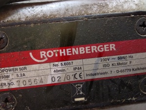 Резьбонарезной станок до 2" Rothenberger ROPOWER 50R 56057