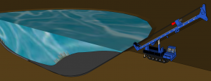 Скважинное оборудование добычи озерного сапропеля с берега