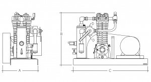 Компрессоры и компрессорные агрегаты (LB, HD), а так же насосы для перекачки аммиака и углеводородных газов