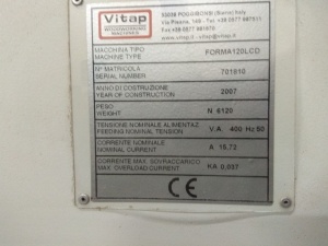 Сверлильно-присадочный станок VITAP FORMA 120 LCD