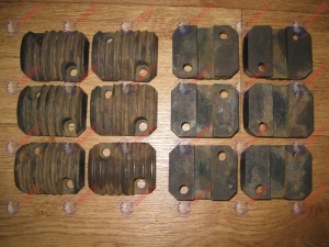 Кулачки (гребенки) зажима колесной пары станка для обточки колесных пар КЗТС типа КЖ мод. 1836