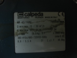 насосы Calpeda NM 40/16AE 3 шт. новые, с хранения