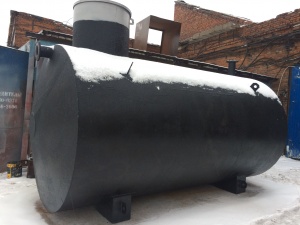 Резервуар стальной горизонтальный (РГСН, РГСП) 75м3