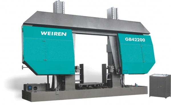 Двухстоечный ленточнопильный станок Weiren GB42200