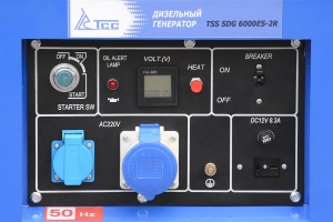 Дизельный генератор TSS SDG 6000ES-2R 6 кВт