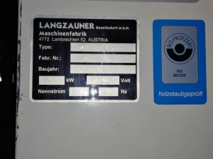 Фурнирная пила Langzauner LZ 5/2 3050. Работал мало, состояние отличное, звоните, спрашивайте ответим на все Ваши вопросы