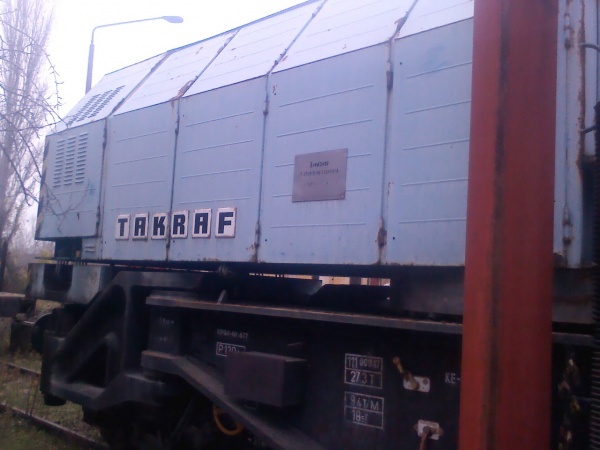 локомотив жд кран Takraf EDK 500 на колею 1435мм