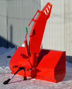 Шнекороторный снегоочиститель на минитрактор