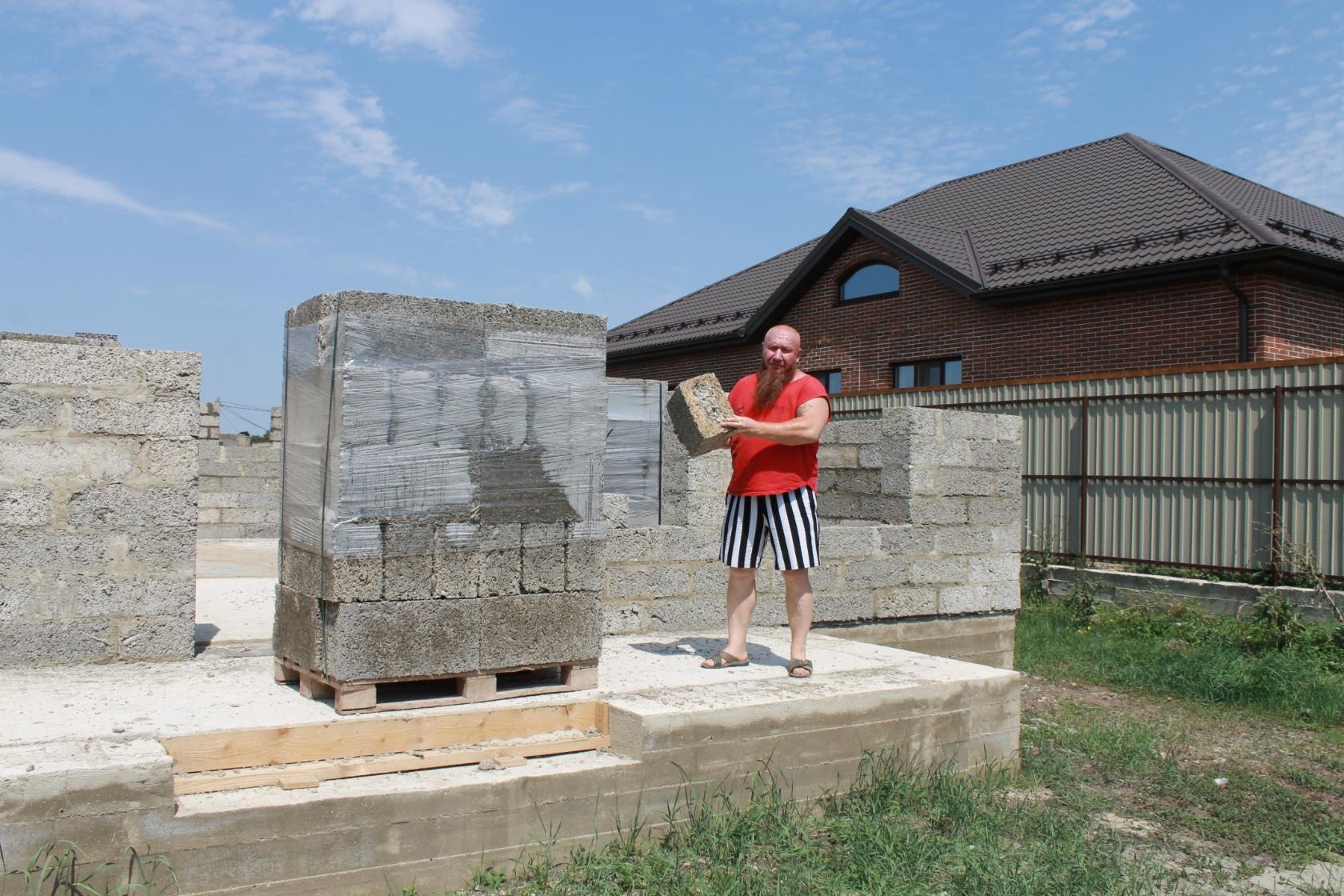 Дом из арболитовых панелей