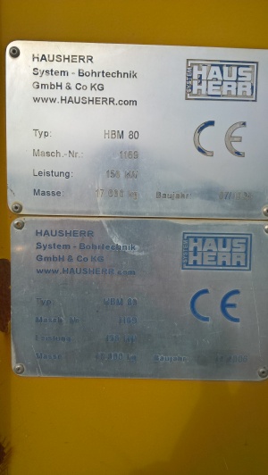 Буровая установка HAUSHERR HBM-80