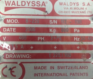 Автоматический упаковщик в стрейч пленку Waldyssa/Automac 55