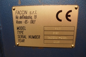 Вальц Faccin 3-х валковый 3050 x 140 мм 3277 = Mach4metal