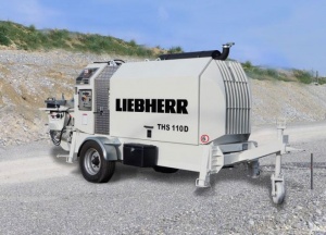 Cтационарный бетононасос LIEBHERR - WAITZINGER THS 110 D