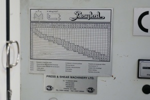 Листогибочный пресс BAYKAL 1200 x 35 тонн = 3969 Mach4metal