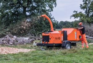 Автономный мобильный измельчитель древесины Timberwolf TW 280PHB